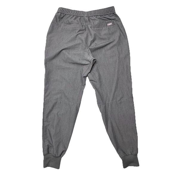 FIGS Mens Tansen Jogger Scrub Pants Graphite Size Small Gray w/ Green Drawstring - Picture 2 of 7